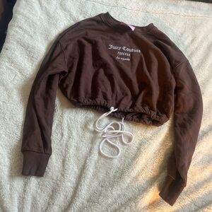 Juicy Couture Chocolate Brown Sweatshirt